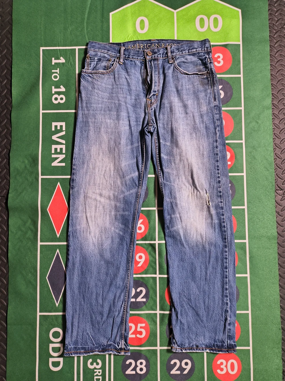 American Eagle Low Loose Jeans 32x29 Baggy Boyfriend Denim Tagged 32x32